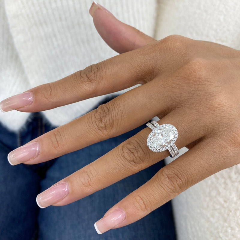 Trevane Diamond Set 2 Rings 4.1 ct TCW