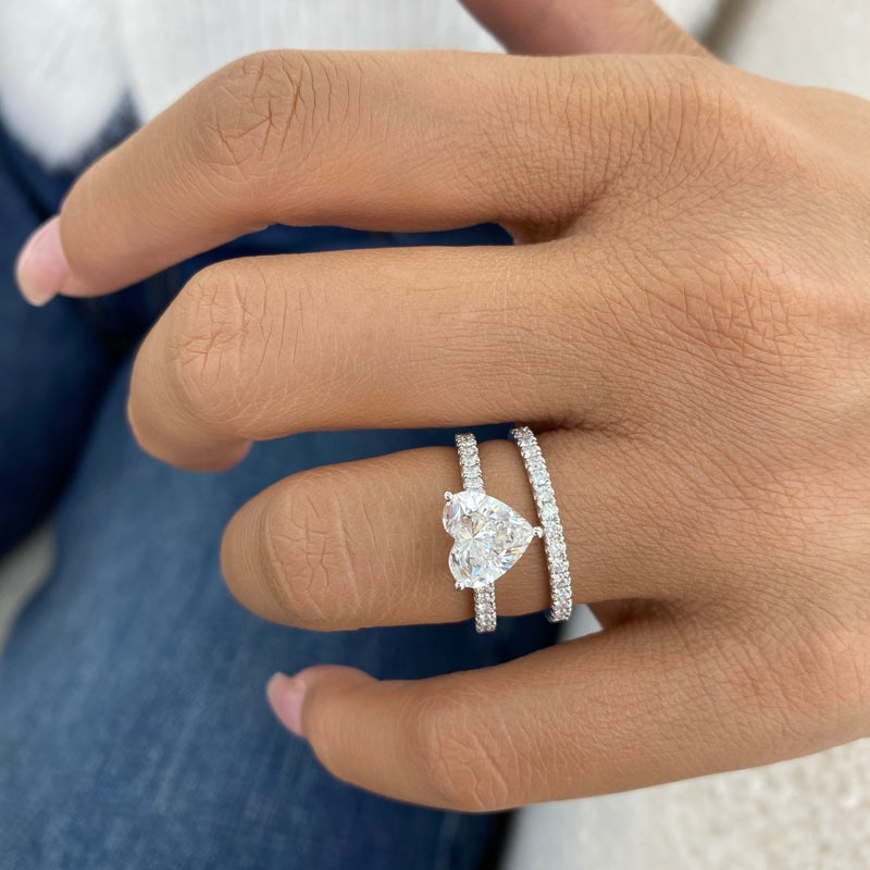 Cyrentha Diamond Set 2 Rings 2.8 ct TCW