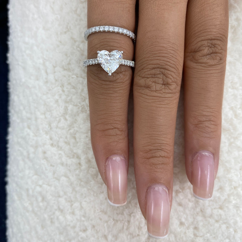 Cyrentha Diamond Set 2 Rings 2.8 ct TCW