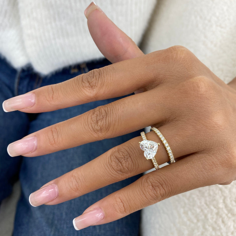 Nolisse Diamond Set 2 Rings 2.8 ct TCW