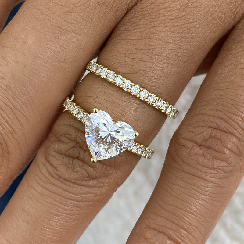 Nolisse Diamond Set 2 Rings 2.8 ct TCW