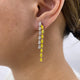 Diamond Drop Earrings 5.2 ct Yellow Gold