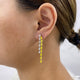 Diamond Drop Earrings 5.2 ct Yellow Gold