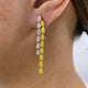 Diamond Drop Earrings Earrings 5.2 ct Yellow Gold