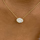 Diamond Pendant Necklace 5 ct Yellow Gold