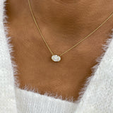 Diamond Pendant Necklace 5 ct Yellow Gold