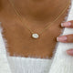 Diamond Pendant Necklace 5 ct Yellow Gold