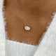 Diamond Pendant Necklace 3.1 ct Rose Gold