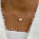 Diamond Pendant Necklace 3.1 ct Rose Gold