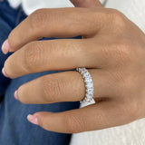 Diamond Eternity Ring 3.3 ct White Gold