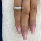 Diamond Eternity Ring 3.3 ct White Gold