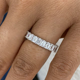 Diamond Eternity Ring 3.3 ct White Gold