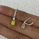 Diamond Dangle Earrings 1.9 ct Yellow Gold