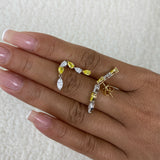 Diamond Stud Earrings 2.2 ct Yellow Gold