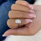 Silvara Ring 2 ct TCW , Solid Gold 14k