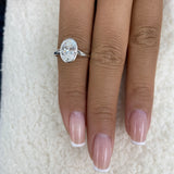 Silvara Ring 2 ct TCW , Solid Gold 14k