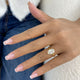 Xynelle Ring 2 ct TCW , Solid Gold 14k