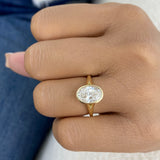 Xynelle Ring 2 ct TCW , Solid Gold 14k