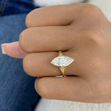 Nexoria Ring 2 ct TCW , Solid Gold 14k