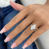 Marqessa Ring 2 ct TCW , Solid Gold 14k