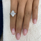 Marqessa Ring 2 ct TCW , Solid Gold 14k