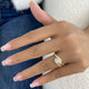 Bezel Ring Ring 0.7ct TCW, 14K Gold