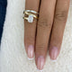 Monél Ring 1.9 ct TCW , Solid Gold 14k