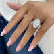 Zyvella Ring 5.7 ct TCW , Solid Gold 14k