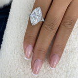 Zyvella Ring 5.7 ct TCW , Solid Gold 14k