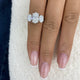 Anavey Ring 3.5 ct TCW , Solid Gold 14k
