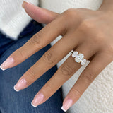 Heiré Ring 3.5 ct TCW , Solid Gold 14k
