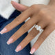Heiré Ring 3.5 ct TCW , Solid Gold 14k