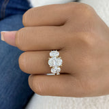 Heiré Ring 3.5 ct TCW , Solid Gold 14k