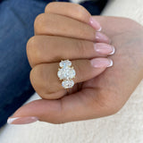 Heiré Ring 3.5 ct TCW , Solid Gold 14k