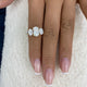 Heiré Ring 3.5 ct TCW , Solid Gold 14k