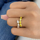 Diamond Band Ring 1.7 ct Yellow Gold
