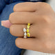 Diamond Band Ring 1.7 ct Yellow Gold