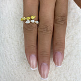 Diamond Band Ring 1.7 ct Yellow Gold