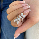 Cluster Ring Ring 3.2ct TCW, 14K Gold