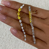 Diamond Drop Earrings 4.8 ct White Gold