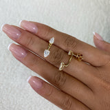 Diamond Jacket Earrings 1.8 ct Yellow Gold