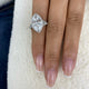 Devina Ring 4.7 ct TCW , Solid Gold 14k