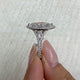 Devina Ring 4.7 ct TCW , Solid Gold 14k