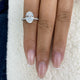 Serapha Ring 2.8 ct TCW , Solid Gold 14k