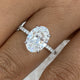 Serapha Ring 2.8 ct TCW , Solid Gold 14k