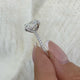 Serapha Ring 2.8 ct TCW , Solid Gold 14k