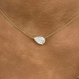 Diamond Pendant Necklace 5 ct Yellow Gold