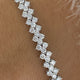 Diamond Tennis Bracelet 8.4 ct White Gold