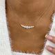 Diamond Pendant Necklace 3.2 ct Rose Gold