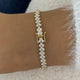 Diamond Tennis Bracelet 8.7 ct Yellow Gold